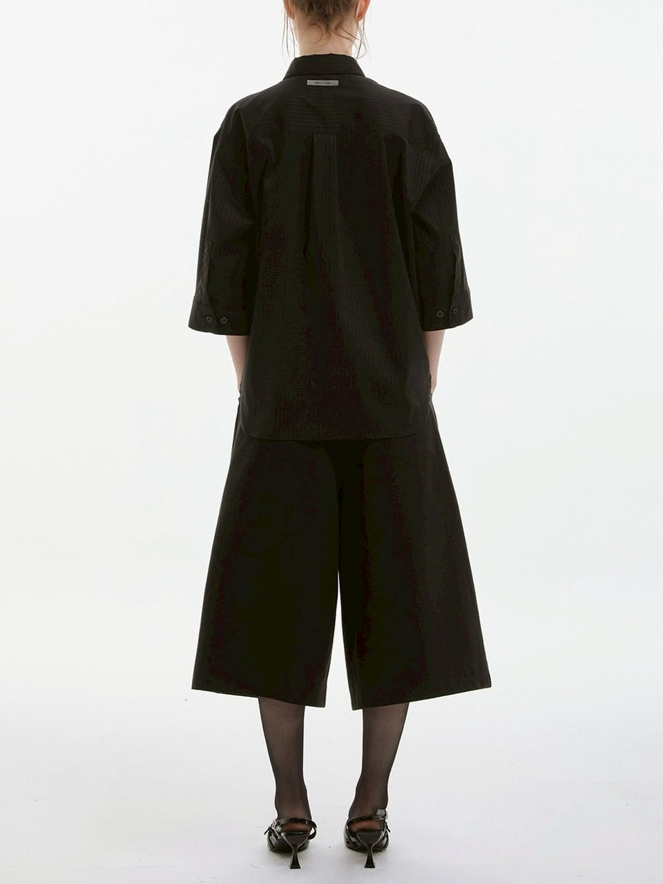 【ESC STUDIO】shaky tie chil shirt/ 【イーエスシーステュディオ】シェイキータイチル半袖シャツ