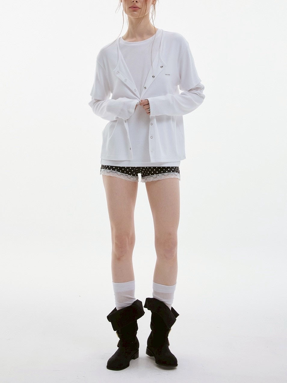 【ESC STUDIO】soft double t-shirt/ 【イーエスシーステュディオ】ソフトダブル長袖Tシャツ