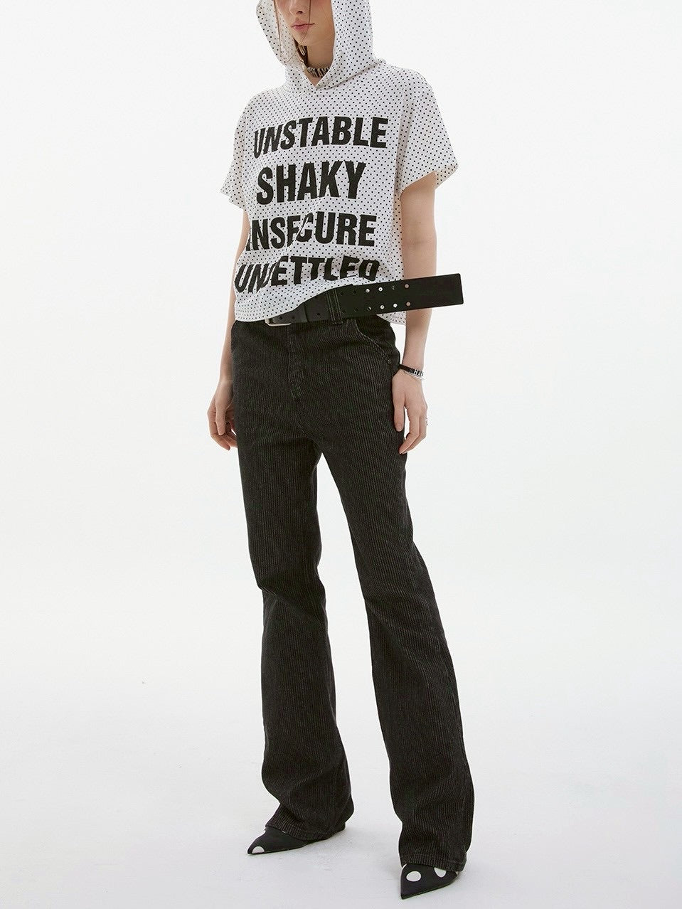 【ESC STUDIO】bulky leather belt/ 【イーエスシーステュディオ】バルキーレザーベルト