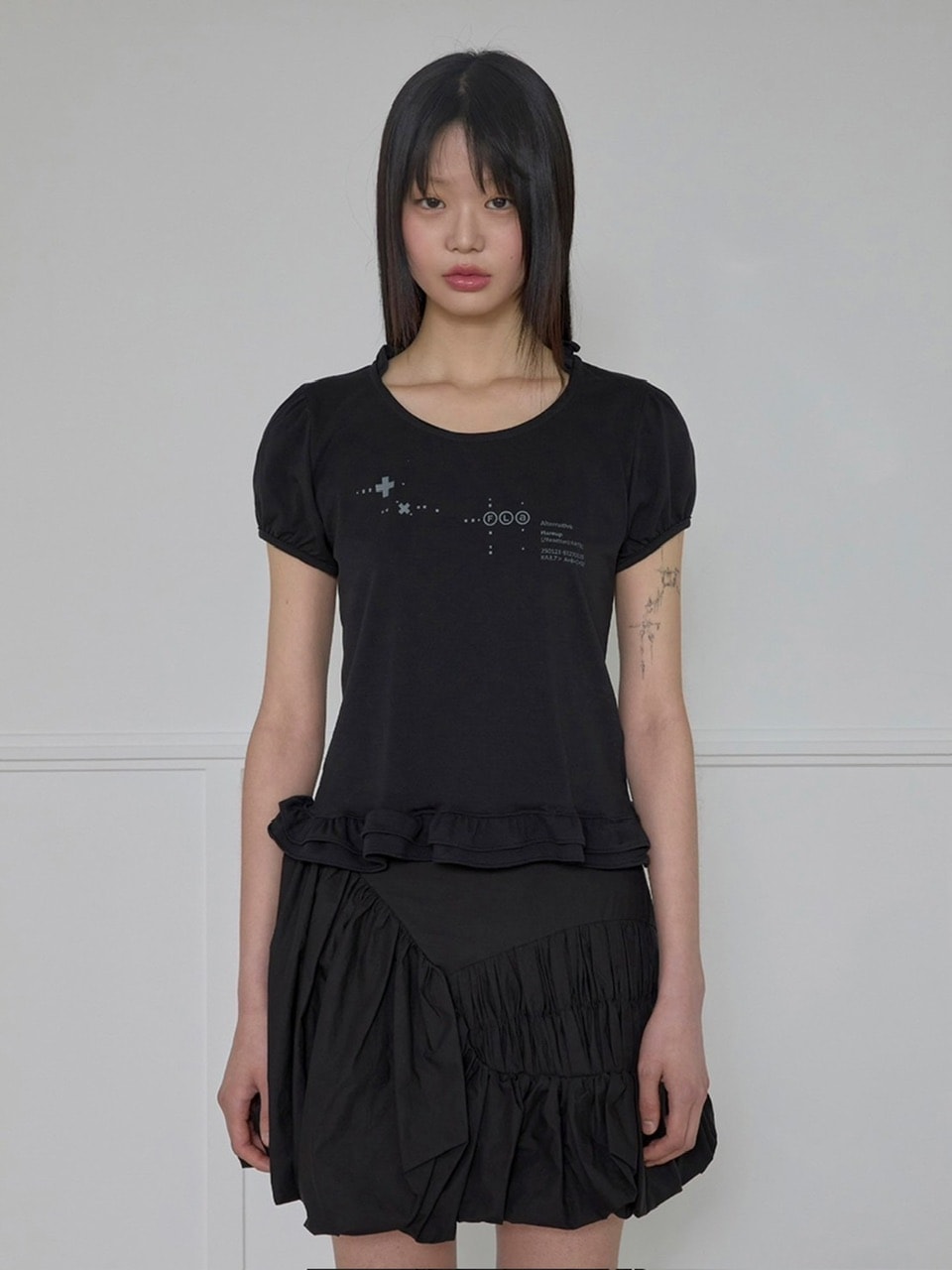 【FLAREUP】Muta Frill Puff T-Shirt