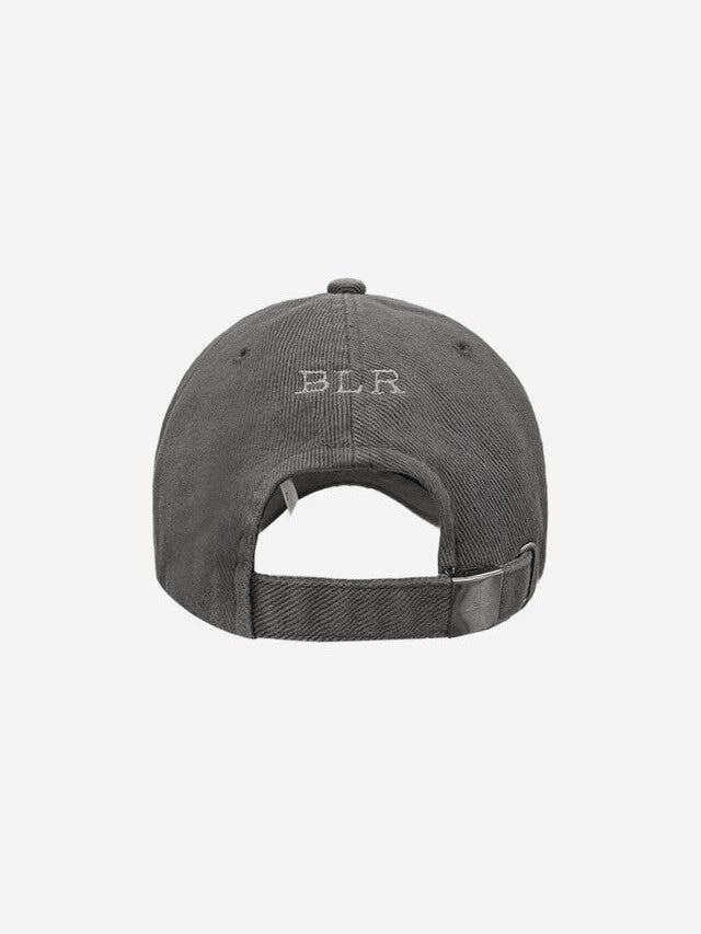 【BLR BLUER】Snowflakes Logo Washing Denim Ball Cap