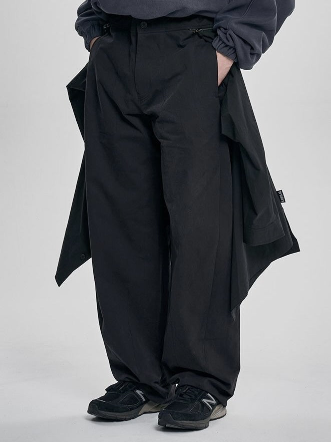 【AJOBYAJO】Shirt Layered Pants / 【アジョバイアジョ】シャツレイヤードスラックスパンツ