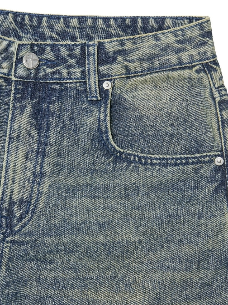 【NOMANUAL】WAVE CURVED DENIM PANTS