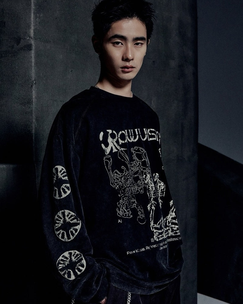 【NOMANUAL】S.I LONG SLEEVE TEE