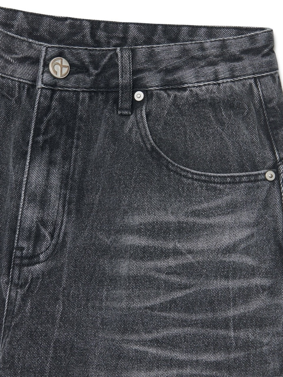【NOMANUAL】 WASHED JUMBO DENIM PANTS