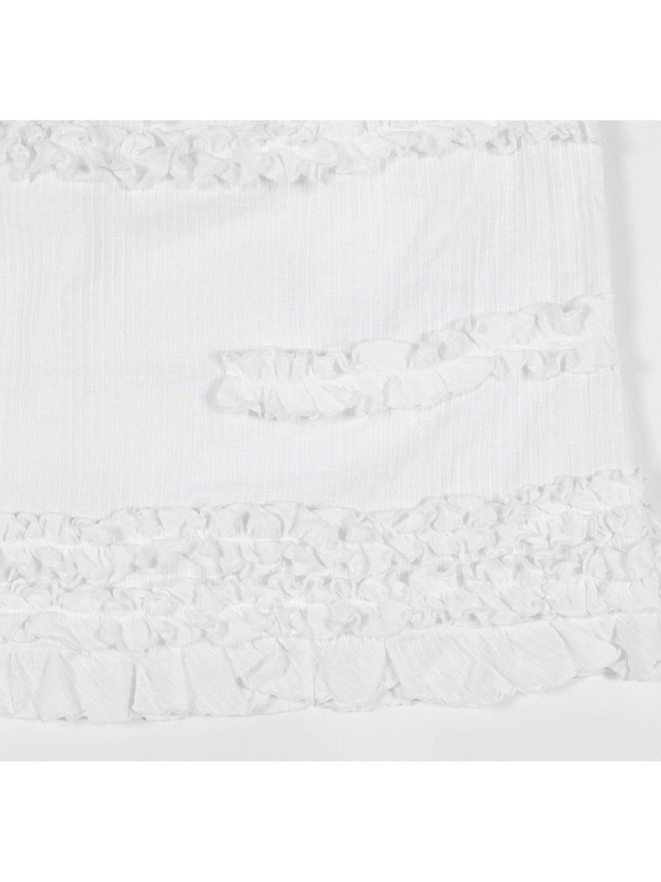 【FANCY CLUB】SHUSHU FRILL CHECK MIDI SKIRT / 【ファンシークラブ】シュシュフリルチェックミディスカート