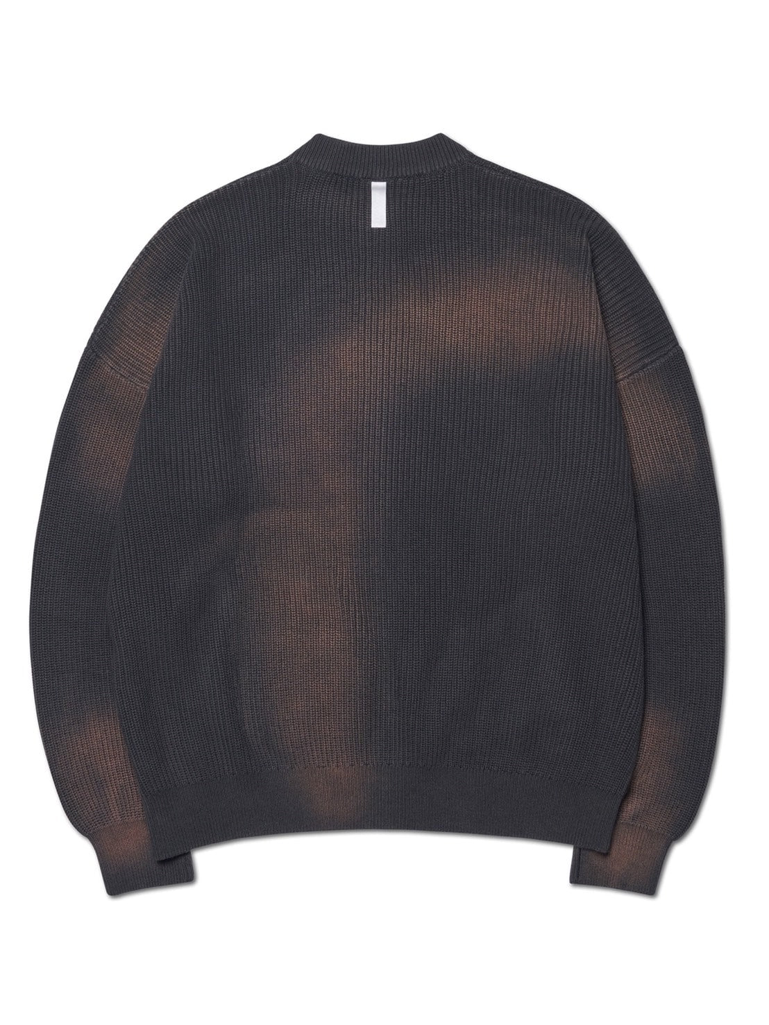 【NOMANUAL】SPRAY DYEING KNIT ZIP-UP