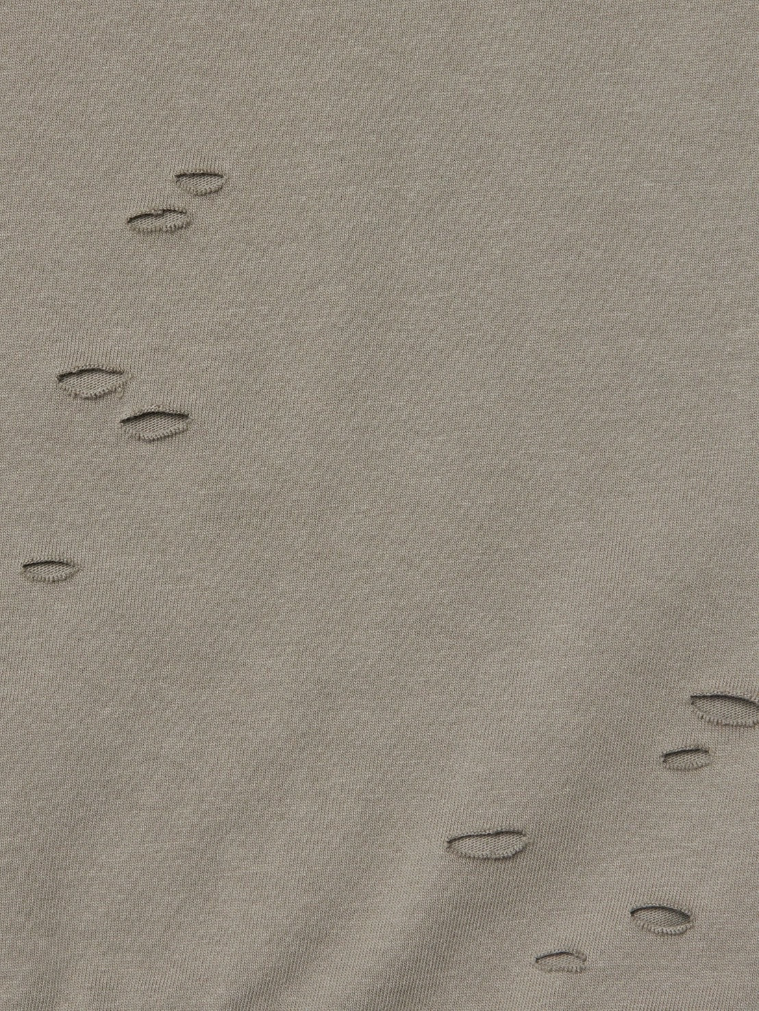 【NOMANUAL】DAMAGED LONG SLEEVE TEE