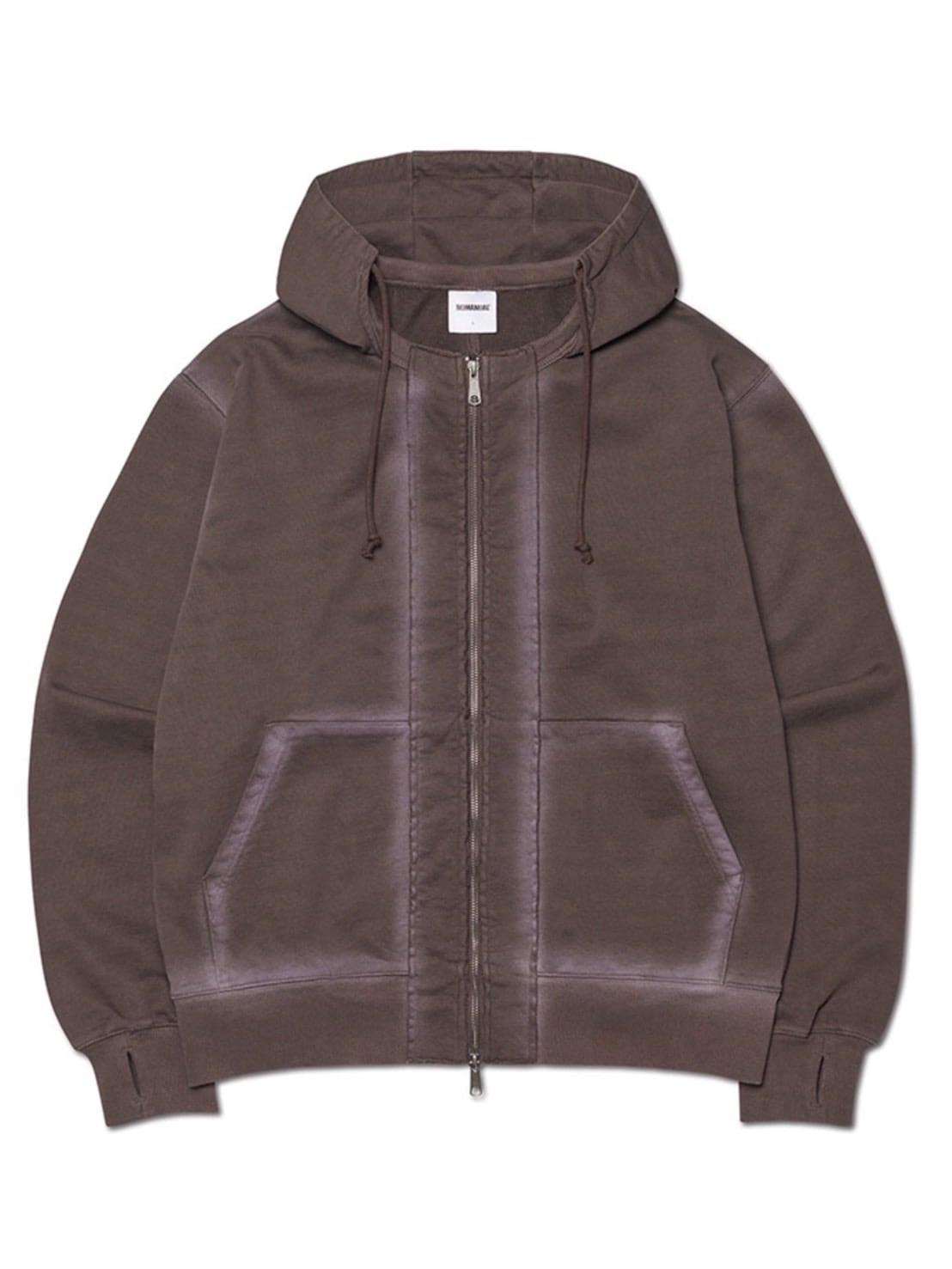 【NOMANUAL】AFTER HOODED ZIP-UP