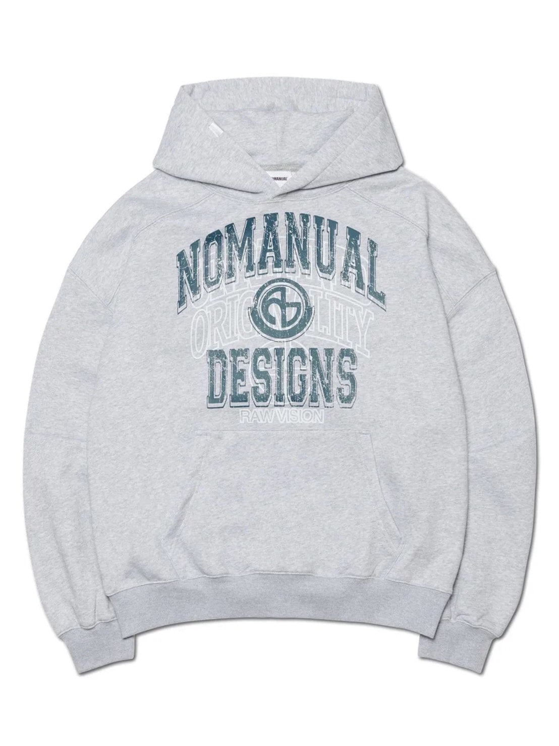 【NOMANUAL】LAYERED ARCH GRAPHIC HOODIE