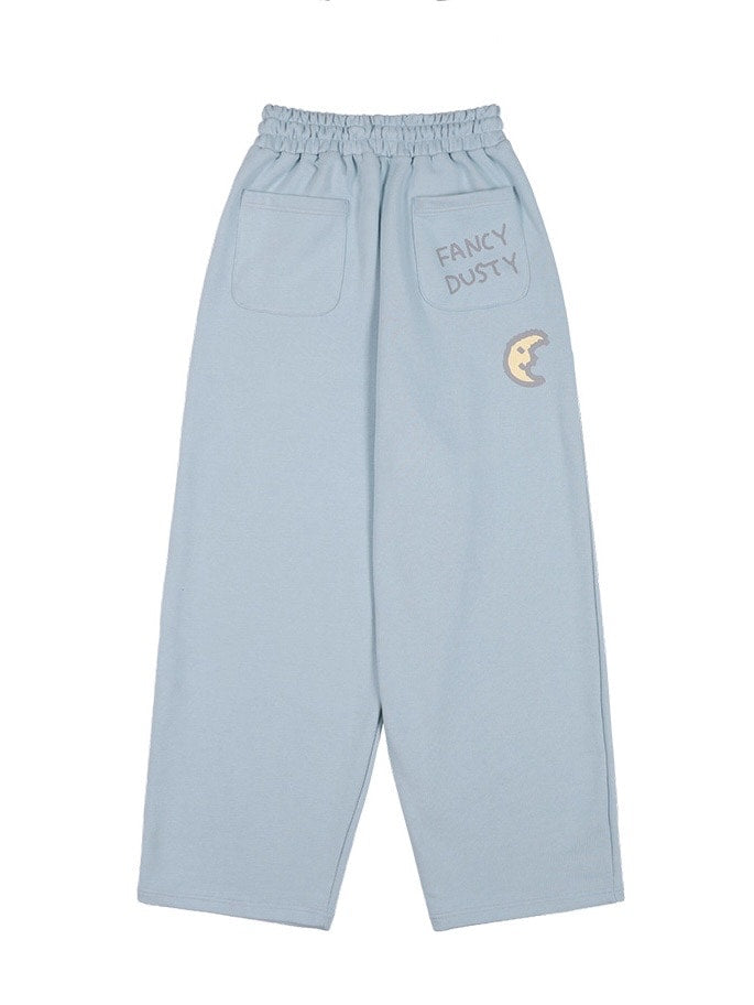 【FANCY X DUSTY】DEVIL & ANGEL PRINTED SWEATPANTS / 【ファンシー X ダスティ】デビル＆エンジェルプリントスウェットパンツ