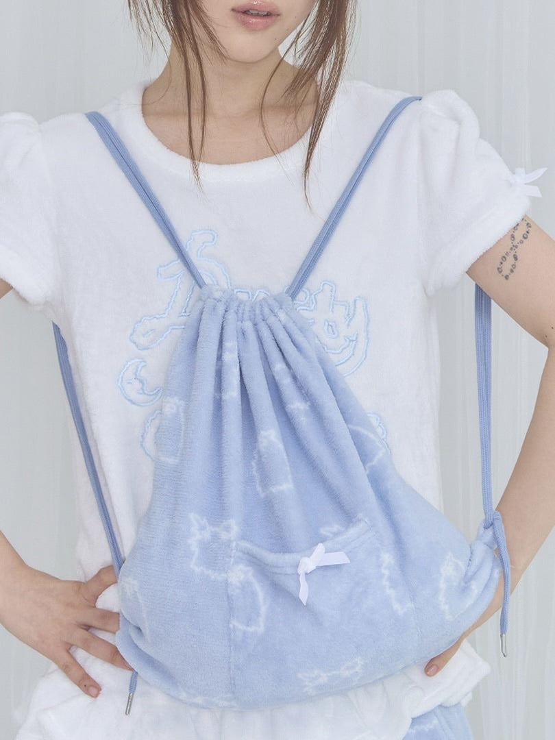 【FANCY X DUSTY】Zzz DUSTY SALON PAJAMA GYM SACK / 【ファンシー X ダスティ】Ｚｚｚダスティーサロンパジャマリュック