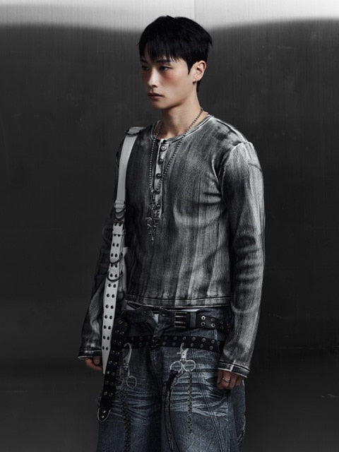 【Rosen Kreuz】TIGHT RIB LONG SLEEVE