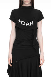 【NACHE】2-WAY PRINTED SLIM T-SHIRT