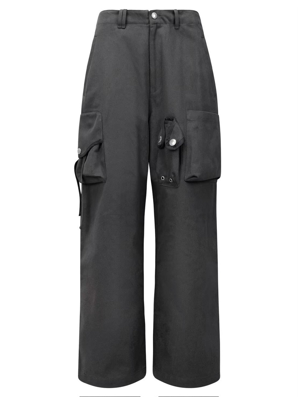 【NACHE】STRAP WIDE CARGO PANTS (UNISEX)
