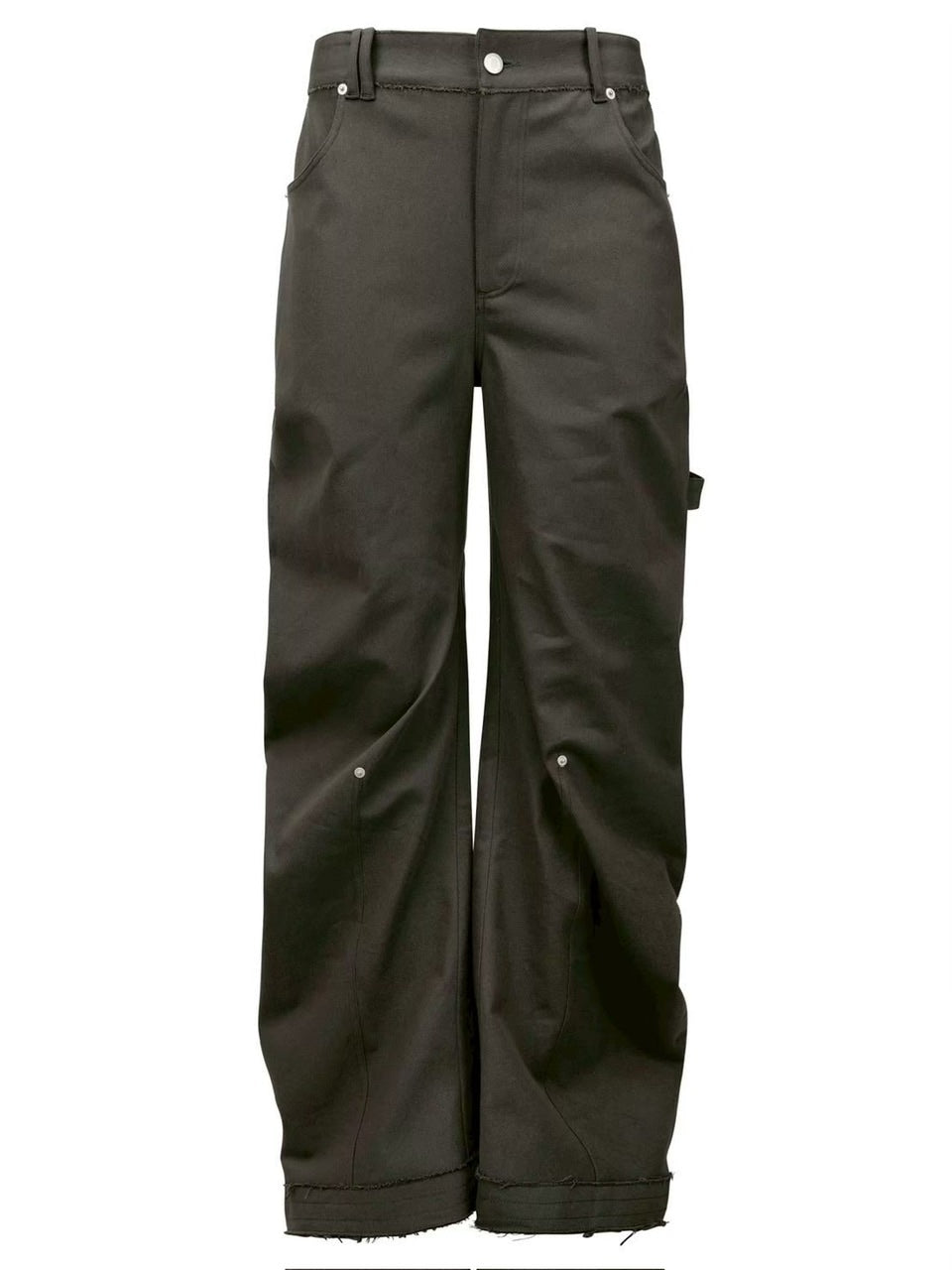 【NACHE】RAWCUT CURVED PANTS (UNISEX)