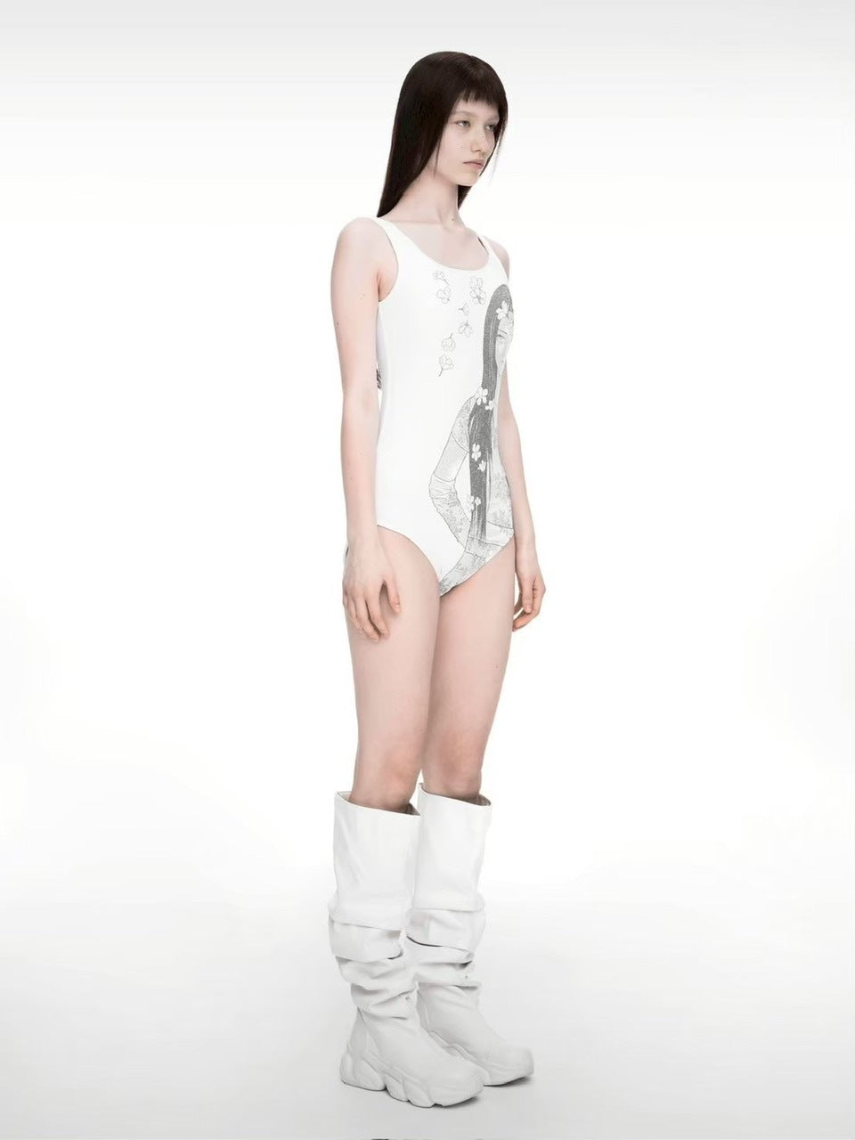 【NACHE】DRAWING SWIM SUIT