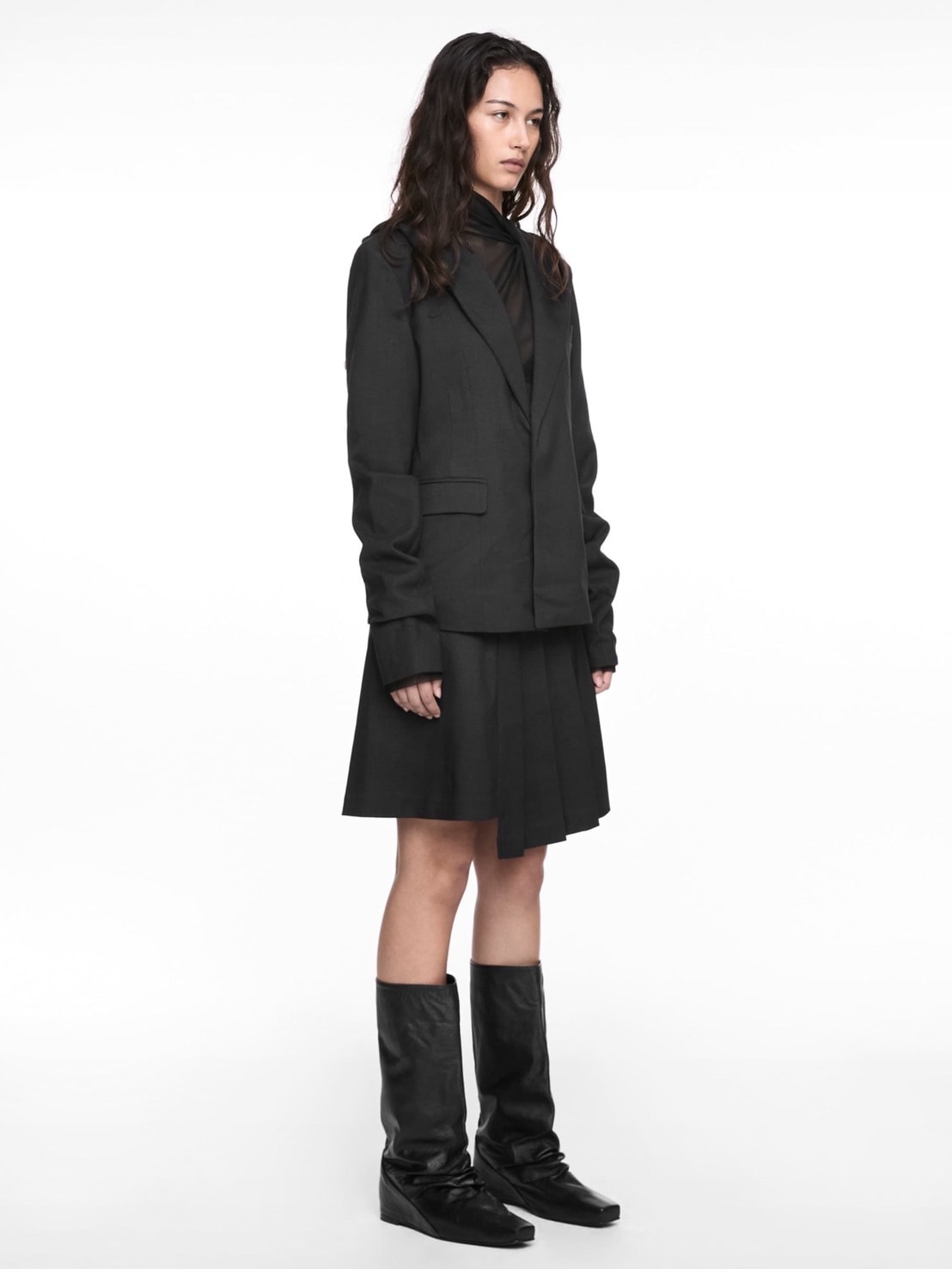 【NACHE】MAGNETIC HOODIE BLAZER