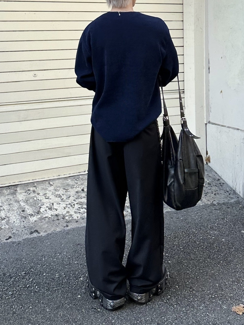 大阪店WEB限定受注制【Chikashitsu +】simple deck crew neck knit / 【チカシツプラス】シンプルデッキクルーネックニット (3color)