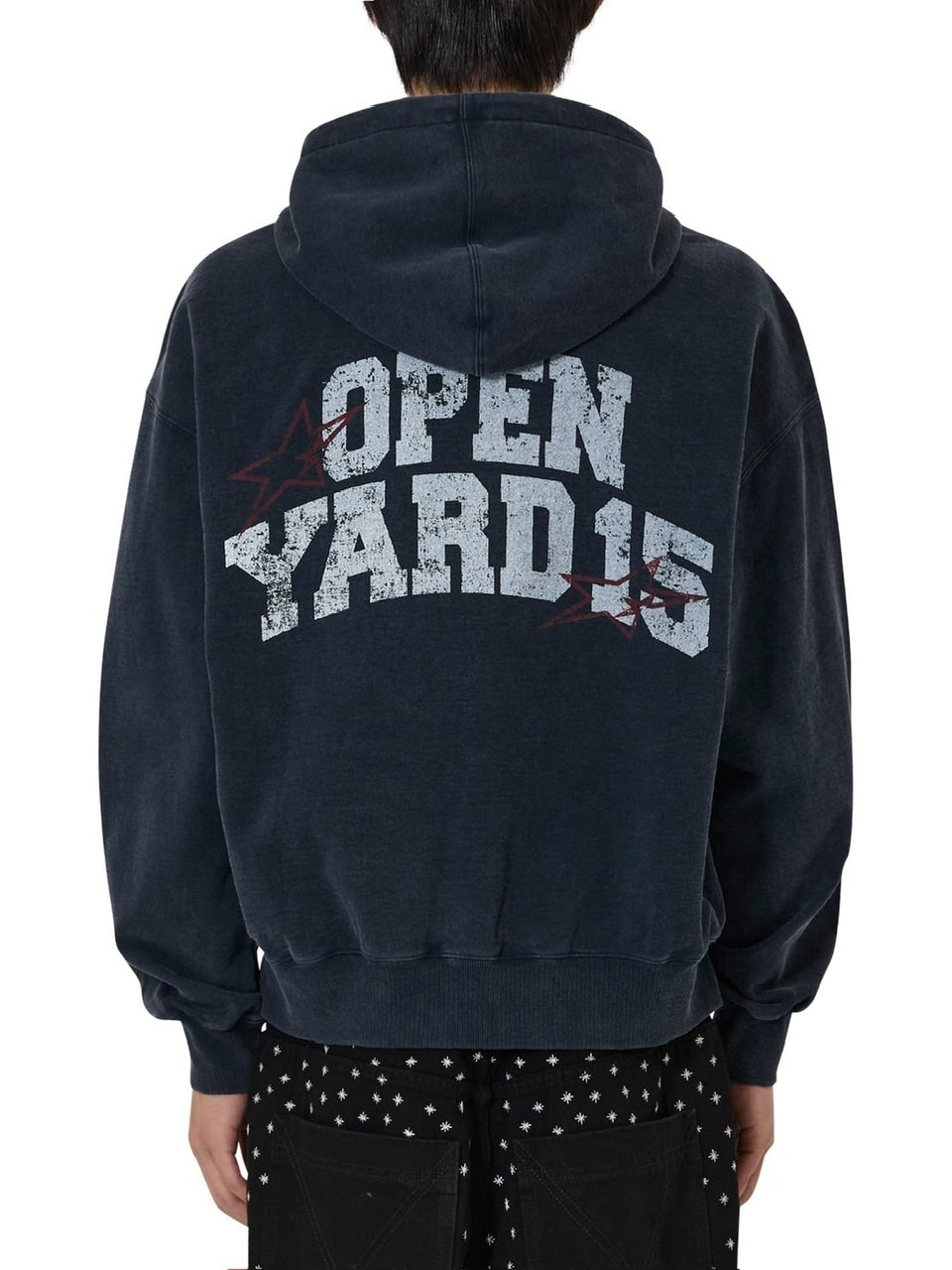 【OY】VINTAGE FADE WASHED HOODIE ZIP UP