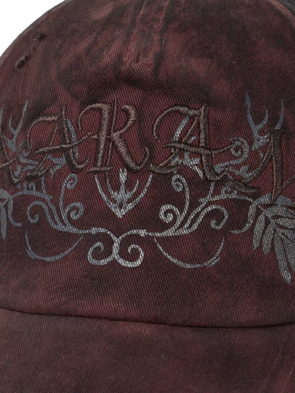 【AAKAM】VTG Washed Damage Ball Cap