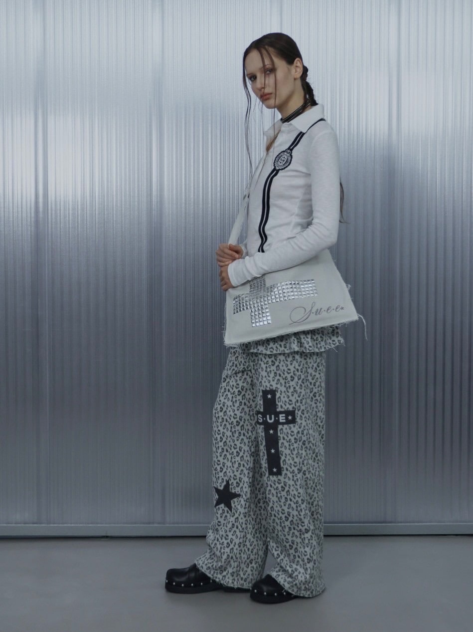 【SETUP‐EXE】WAFFEN LINE COLLAR TEE / 【セットアップエグゼ】ワッフェンラインカラー長袖シャツ