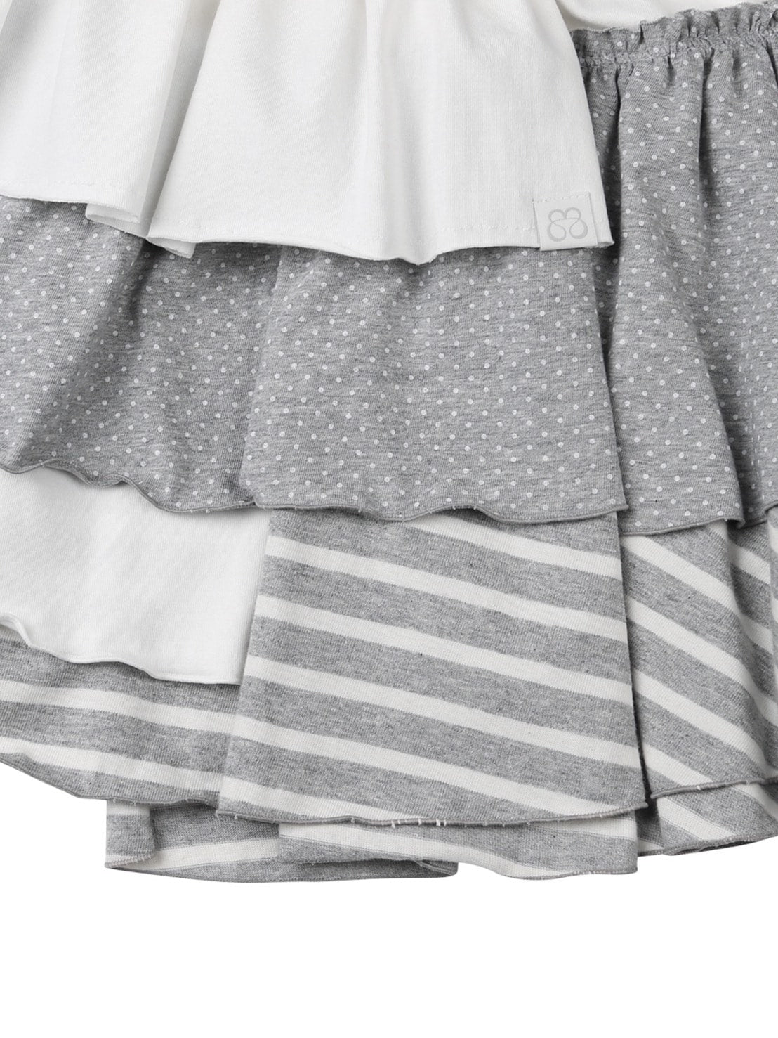 【TUOMIO】BANDED LAYERED SKIRT / 【トゥオミオ】バンディッドレイヤードスカート