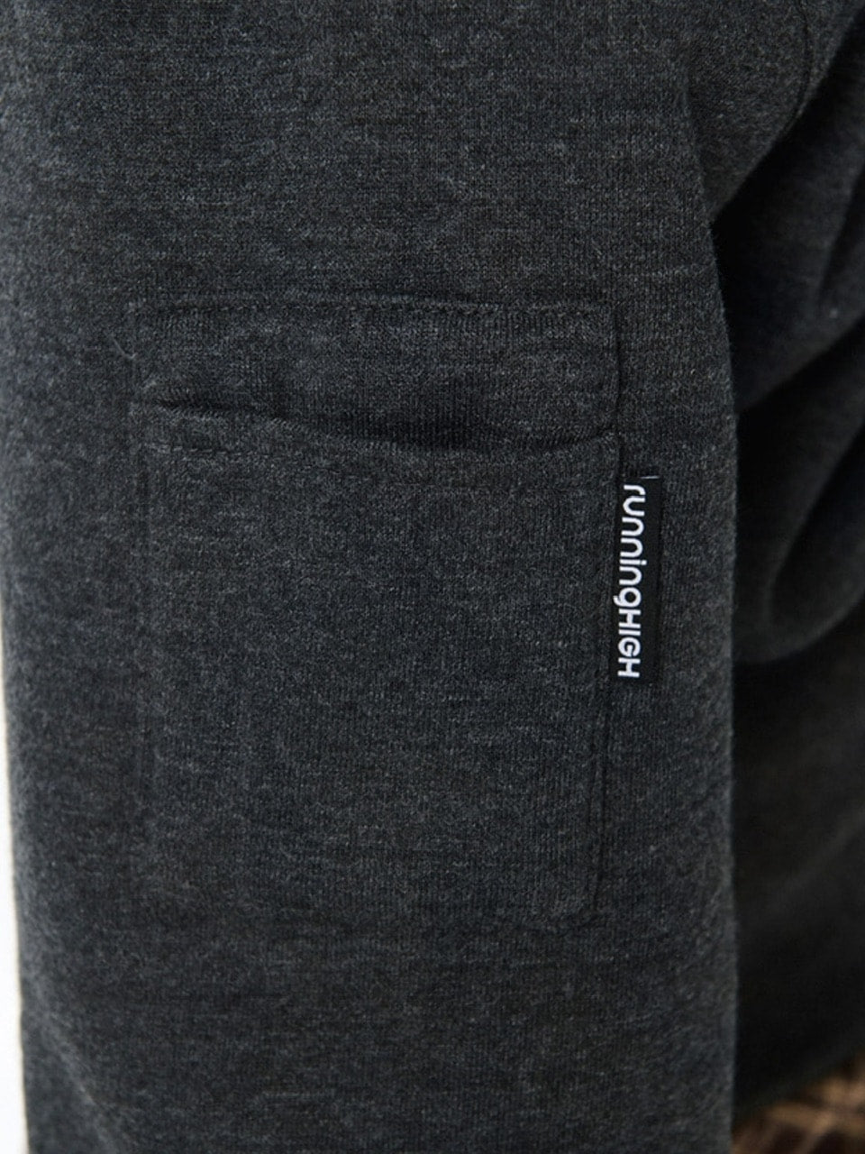 【runningHIGH】FUR ZIP UP HOODIE / 【ランニングハイ】ファージップアップパーカー