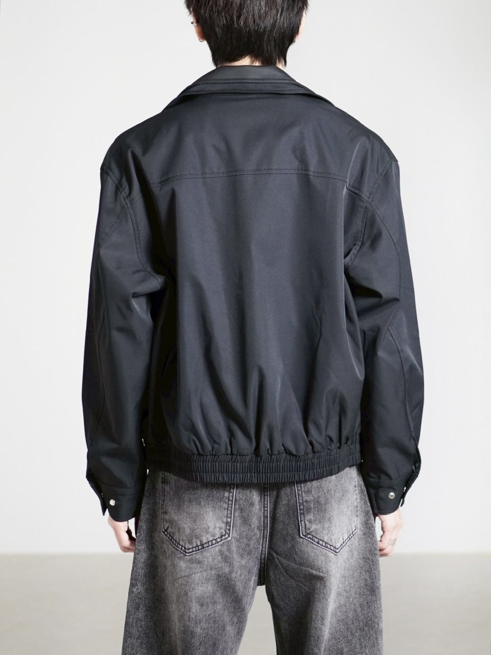 【Chikashitsu +】double collar jacket / 【チカシツプラス】ダブルカラージャケット (2color)