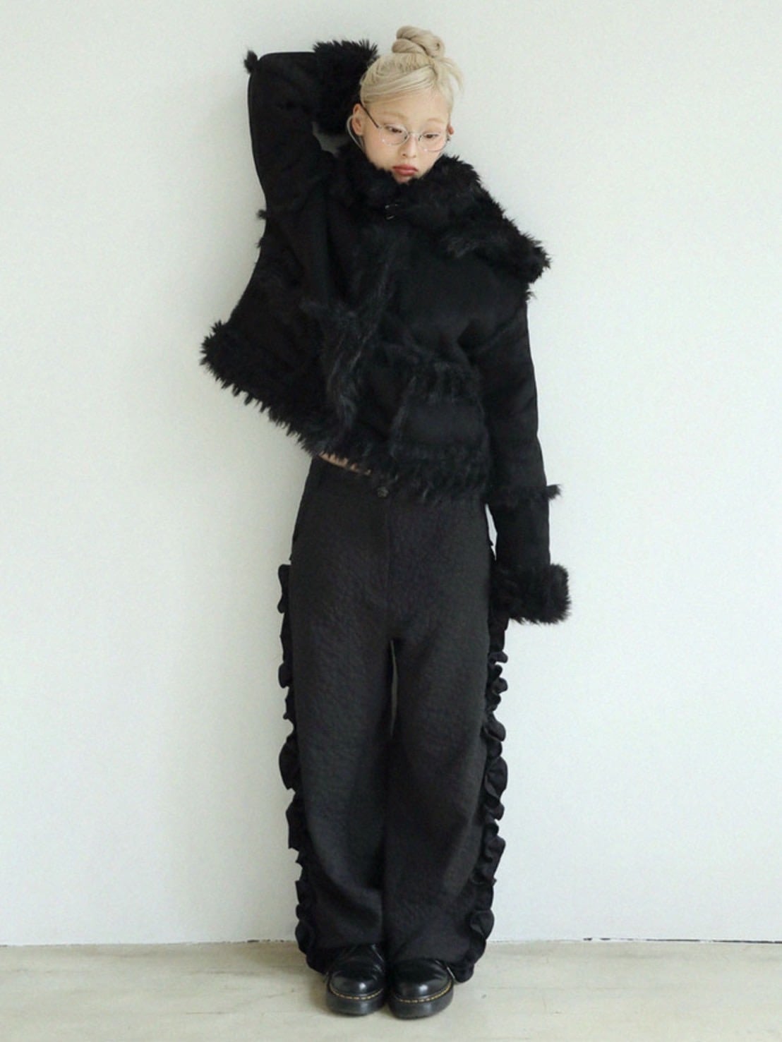 12/21 20:00 再販【Uglyshadow】REVERSIBLE SHEARLING JACKET