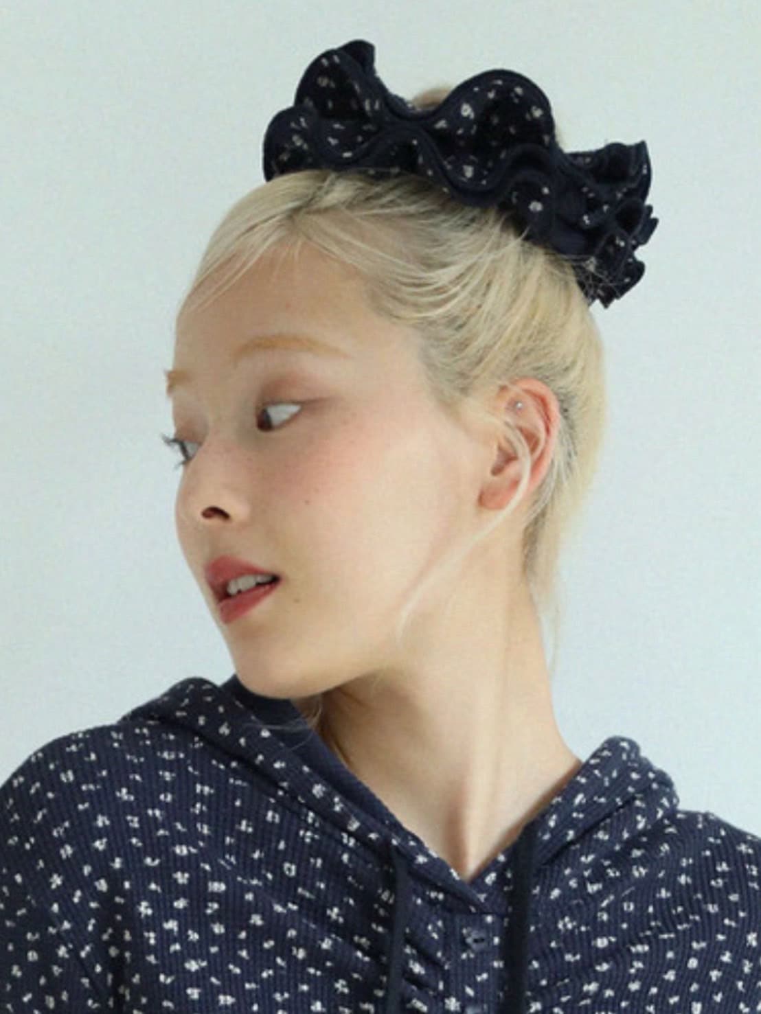 12/21 20:00 再販【Uglyshadow】FLOWER WAFFLE SCRUNCHIE