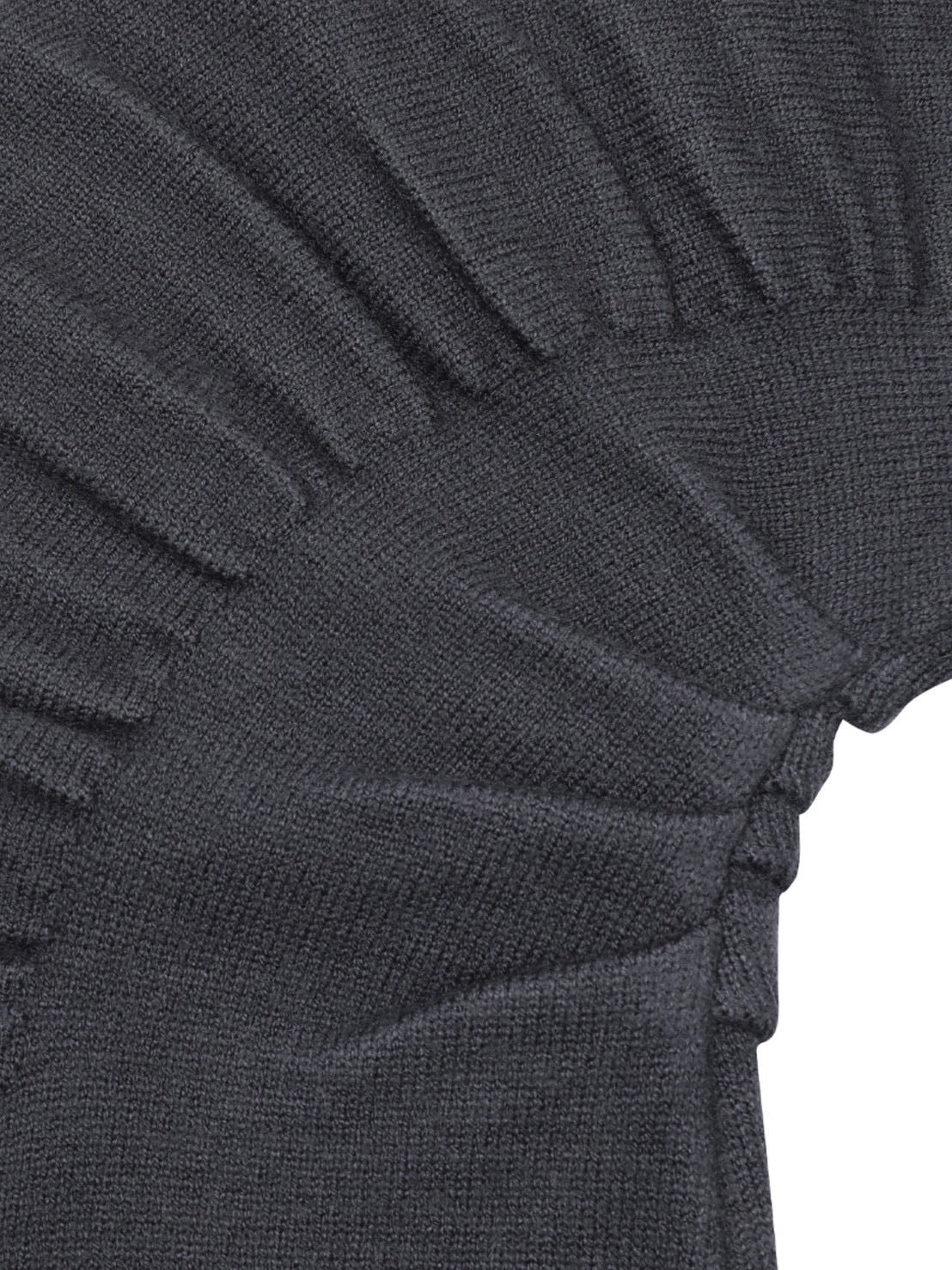 【Miseki seoul】Shirring knit leg warmer