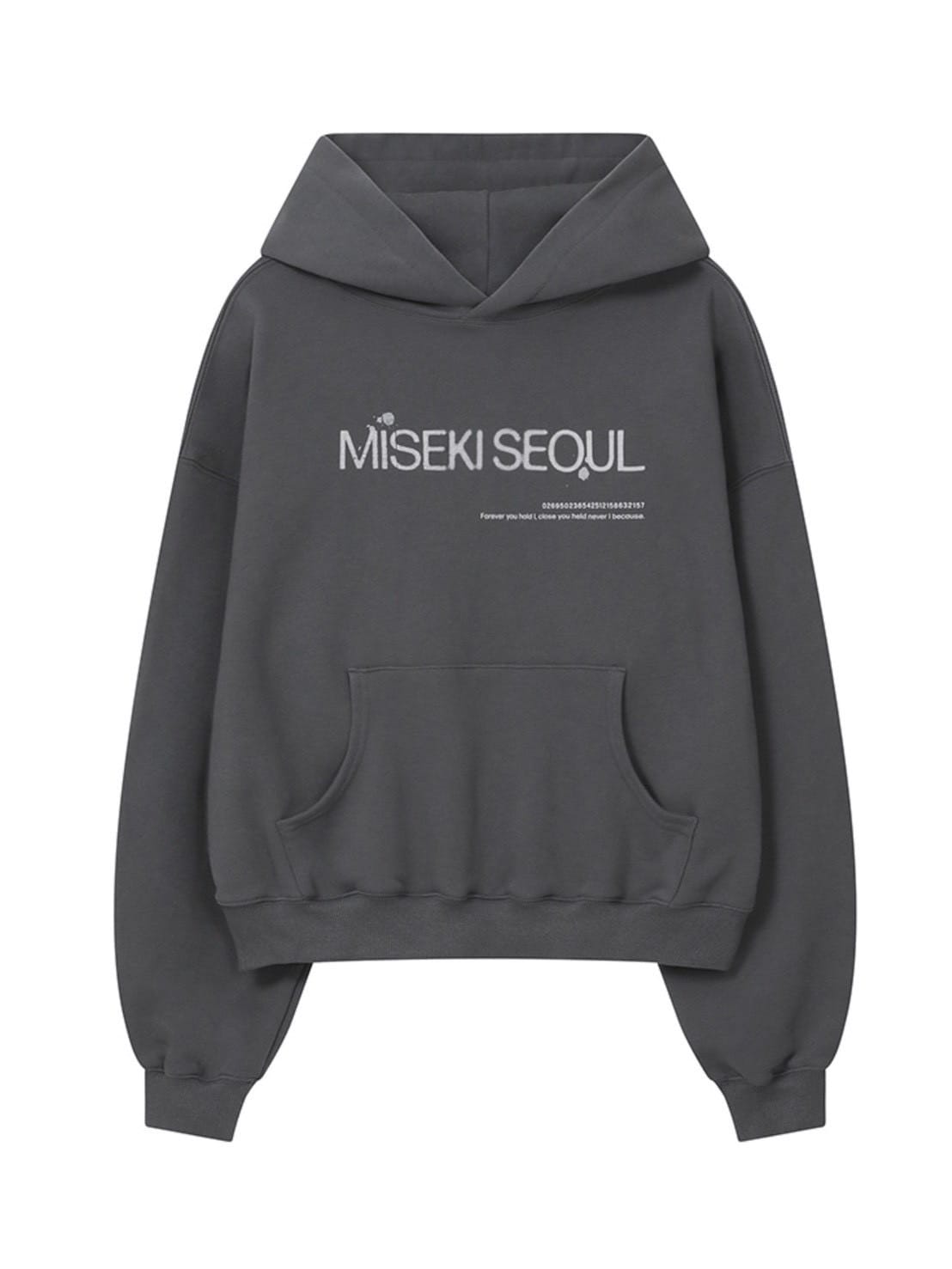 【Miseki seoul】Logo sweat hoodie