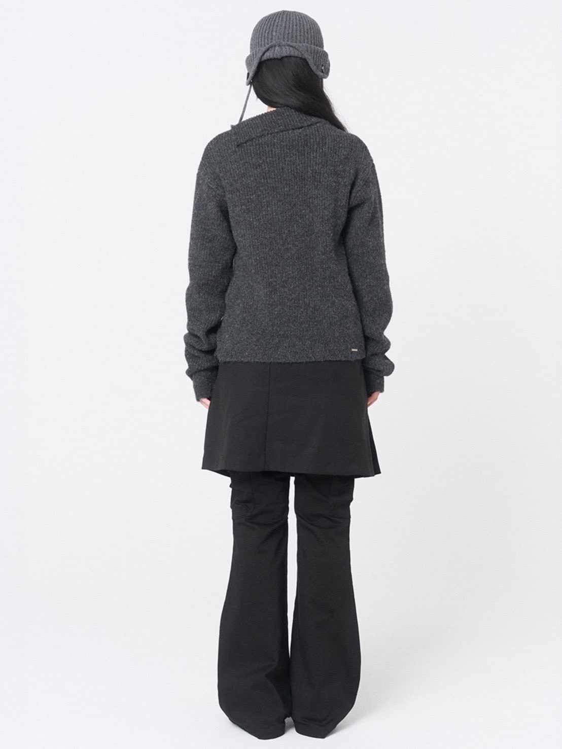 【Miseki seoul】Side button knit