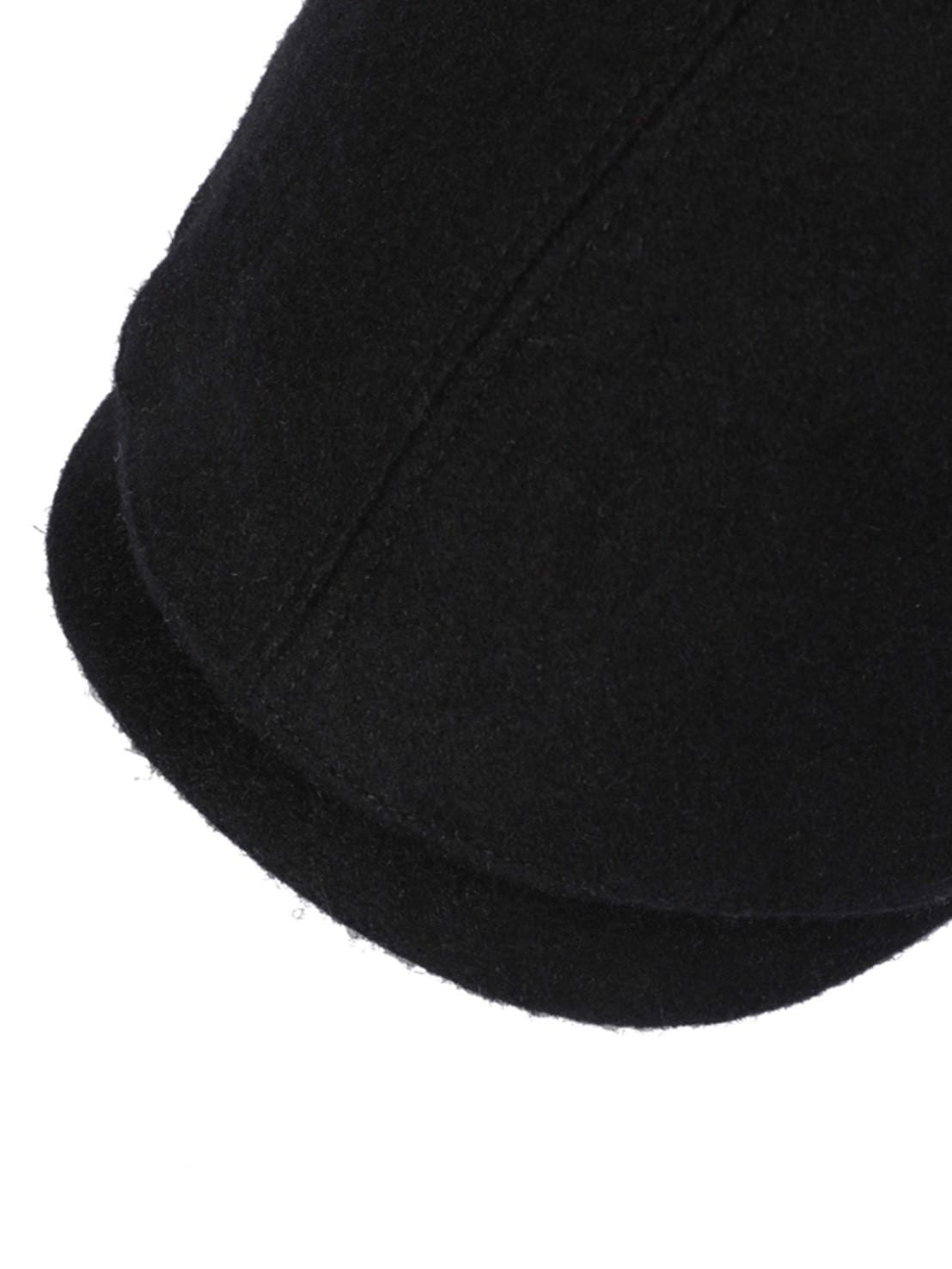【Miseki seoul】Patch wool hunting cap