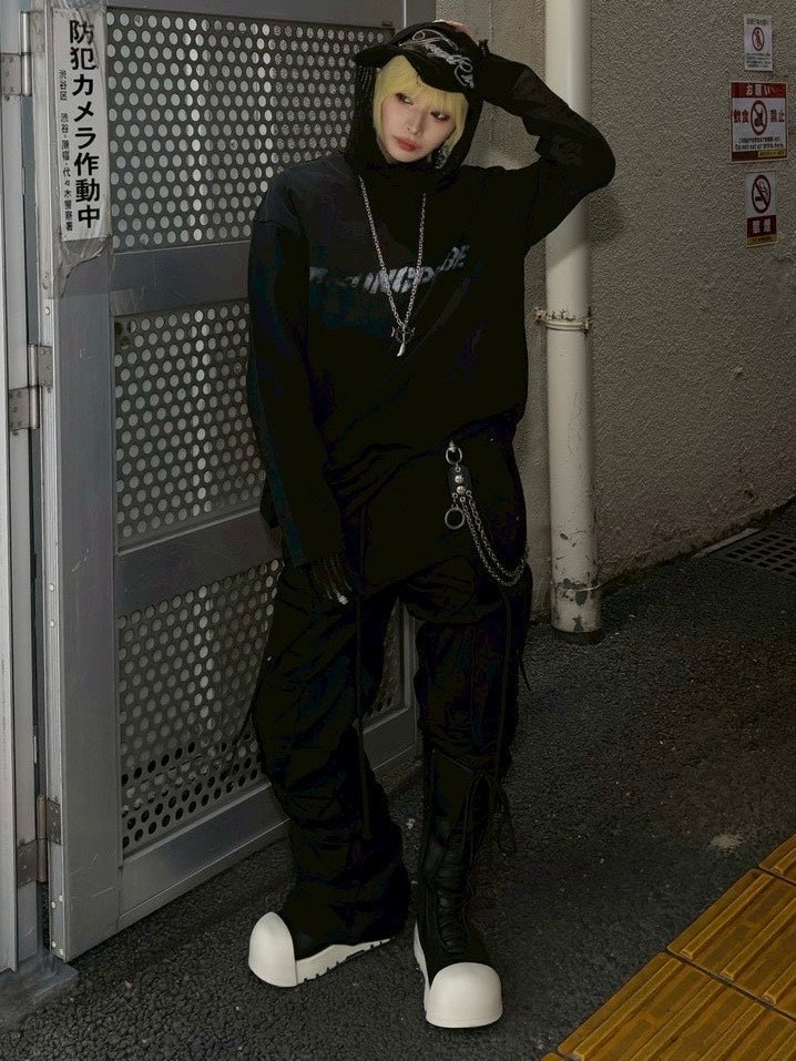 【Never mind the XU】washed long sleeve / 【ネバーマインドザエックスユー】ウォッシュ長袖Tシャツ (2color)