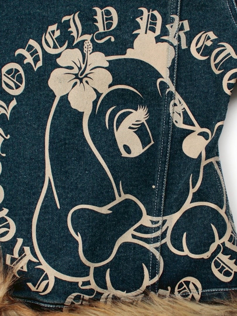 【GALFY】ぎゃるちゃんファーデニムJKT