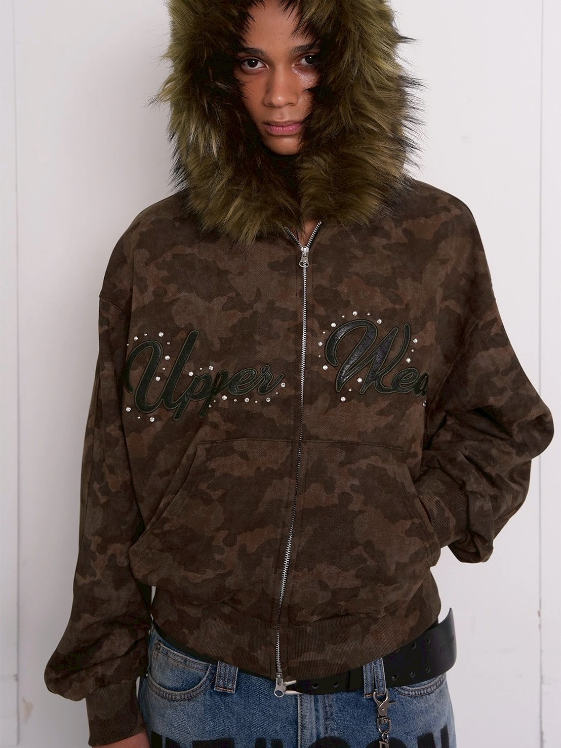 【ESC STUDIO】Upper wear zip-up hoodie