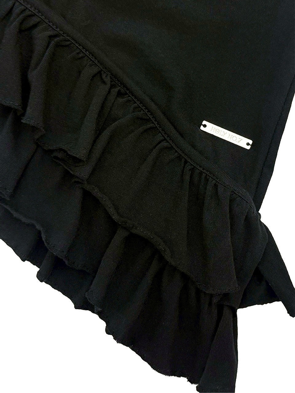 【HOLY NUMBER 7】Sidehole ruffle short sleeveless