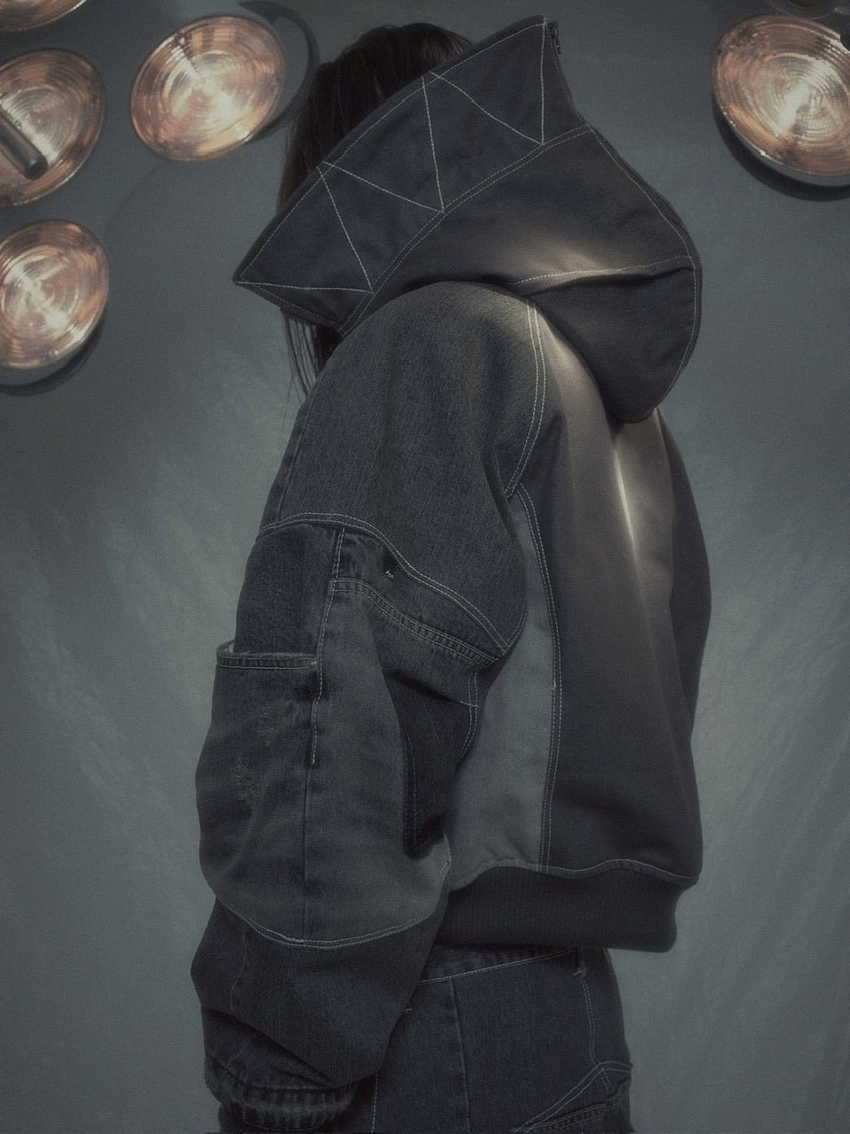 【SURGERY】Surgery Exo-Shell hood denim jacket / 【サージェリー】サージェリー エクソ-シェル フード デニム ジャケット