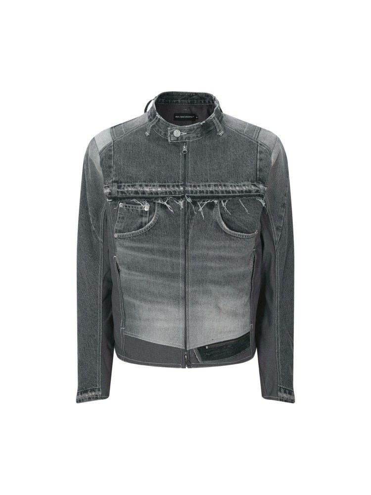 【SURGERY】surgery denim biker jacket / 【サージェリー】サージェリー デニム バイカー ジャケット