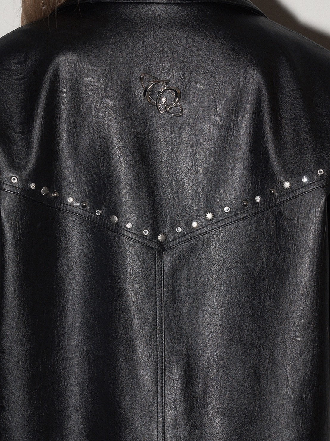 1/2 20:00発売【CHERRYQUIRI】stud leather jacket