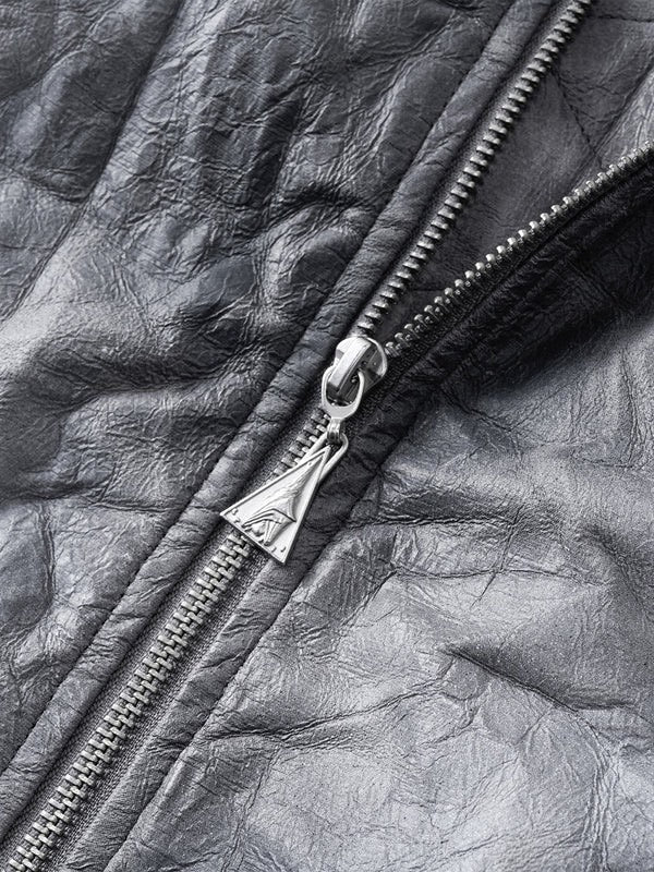 【The Boy Has No Patience】Pleated Spray Color Ma1 Jacket / 【ザボーイハズノーペーシェンス】スプレーカラーシャーリングMA1ブルゾン