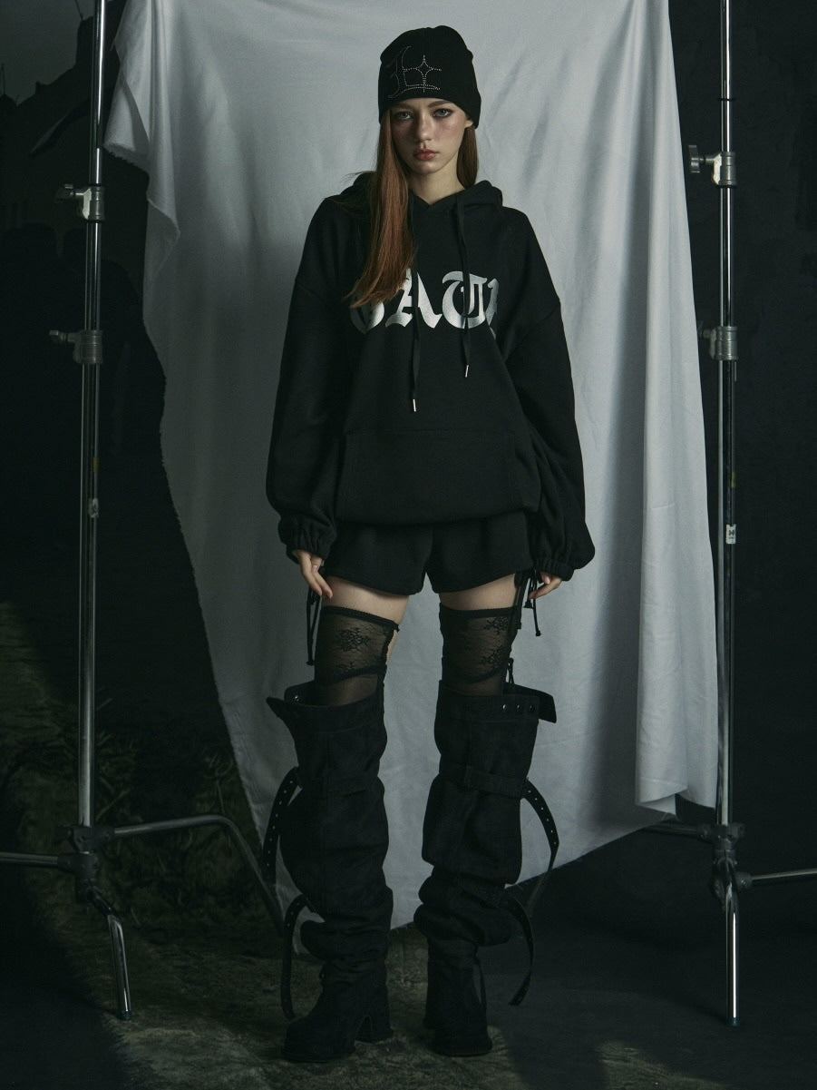 【GATELESS】BELT BUCKLE LOOSE LONG BOOTS / 【ゲートレス】ベルトバックルルーズロングブーツ