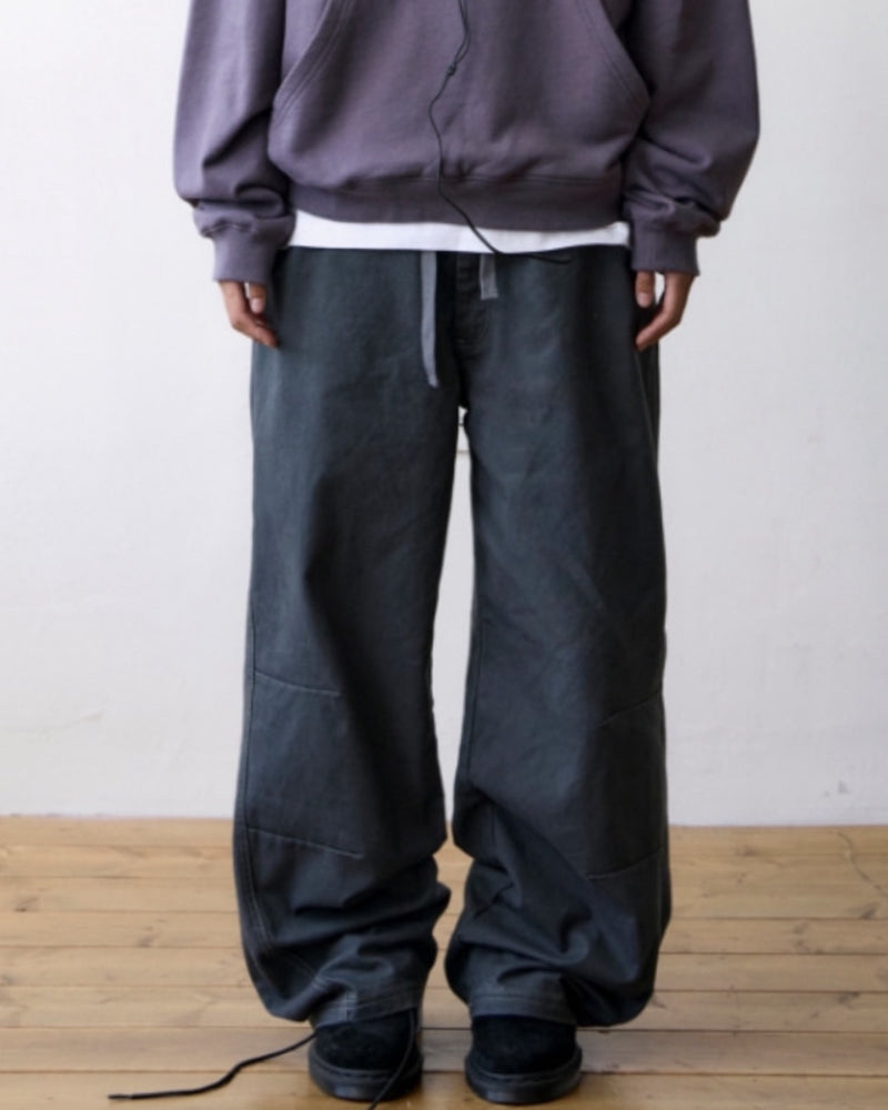 【THECOLDESTMOMENT】TCM trunk layered pants
