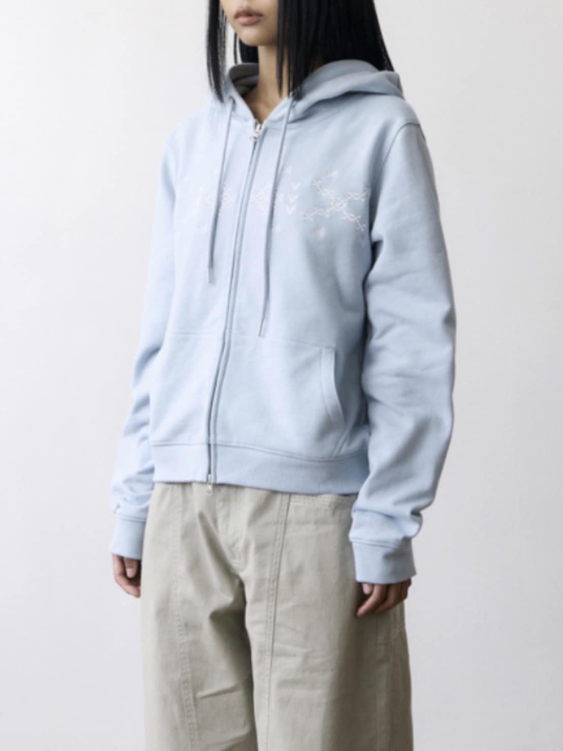 【THECOLDESTMOMENT】TCM nordic hooded zip-up