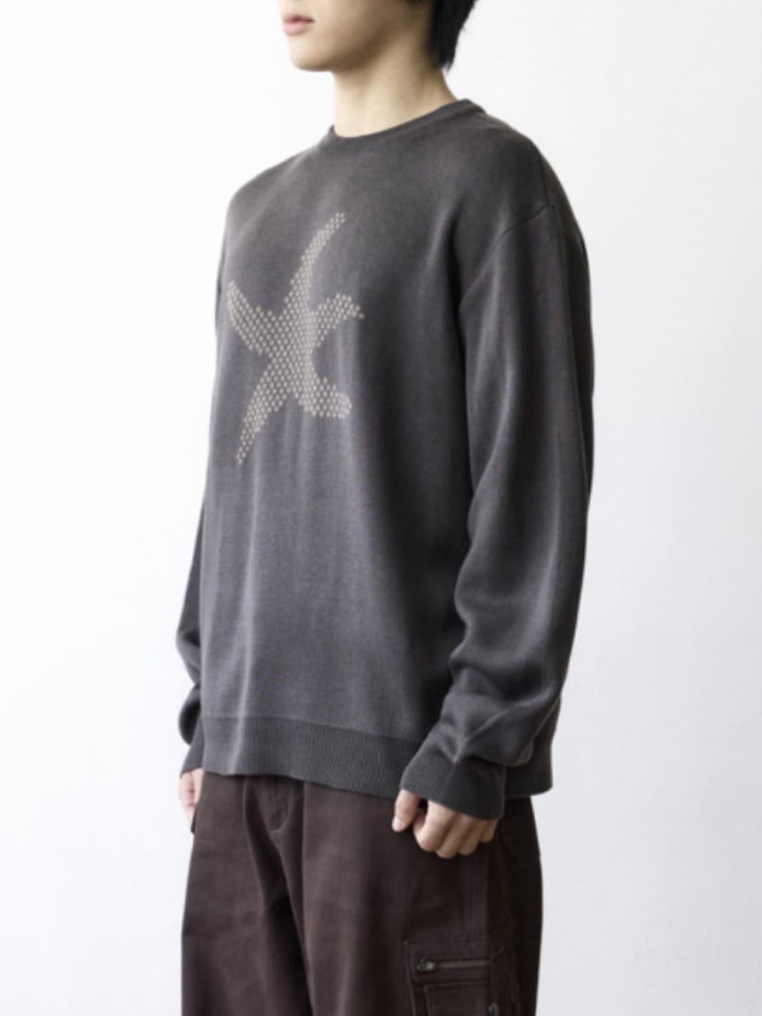【THECOLDESTMOMENT】TCM starfish logo knit