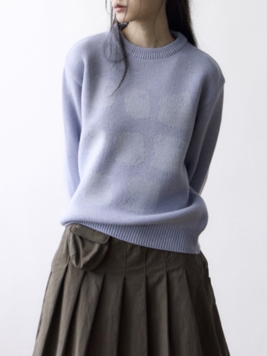 【THECOLDESTMOMENT】TCM typing logo knit