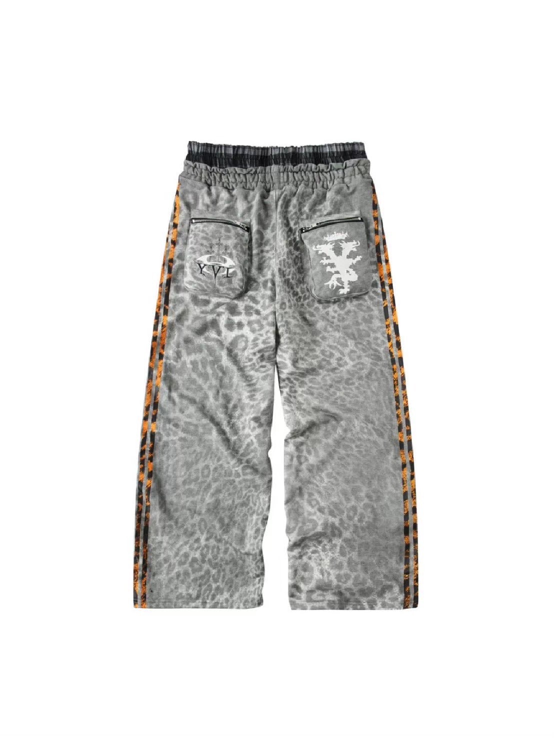 【Cozy world Wide】"25 LEOPARD" ROYAL PANTS / 【コージーワールドワイド】レオパードラインスウェットパンツ