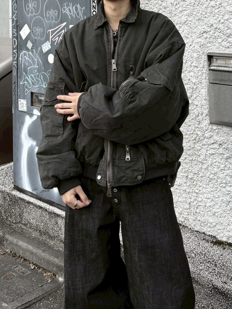 【youll】vintage wash MA-1 (2color)